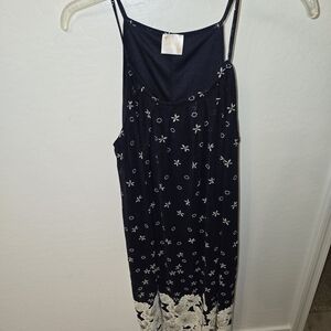Siren Lily Navy and White Floral Dress